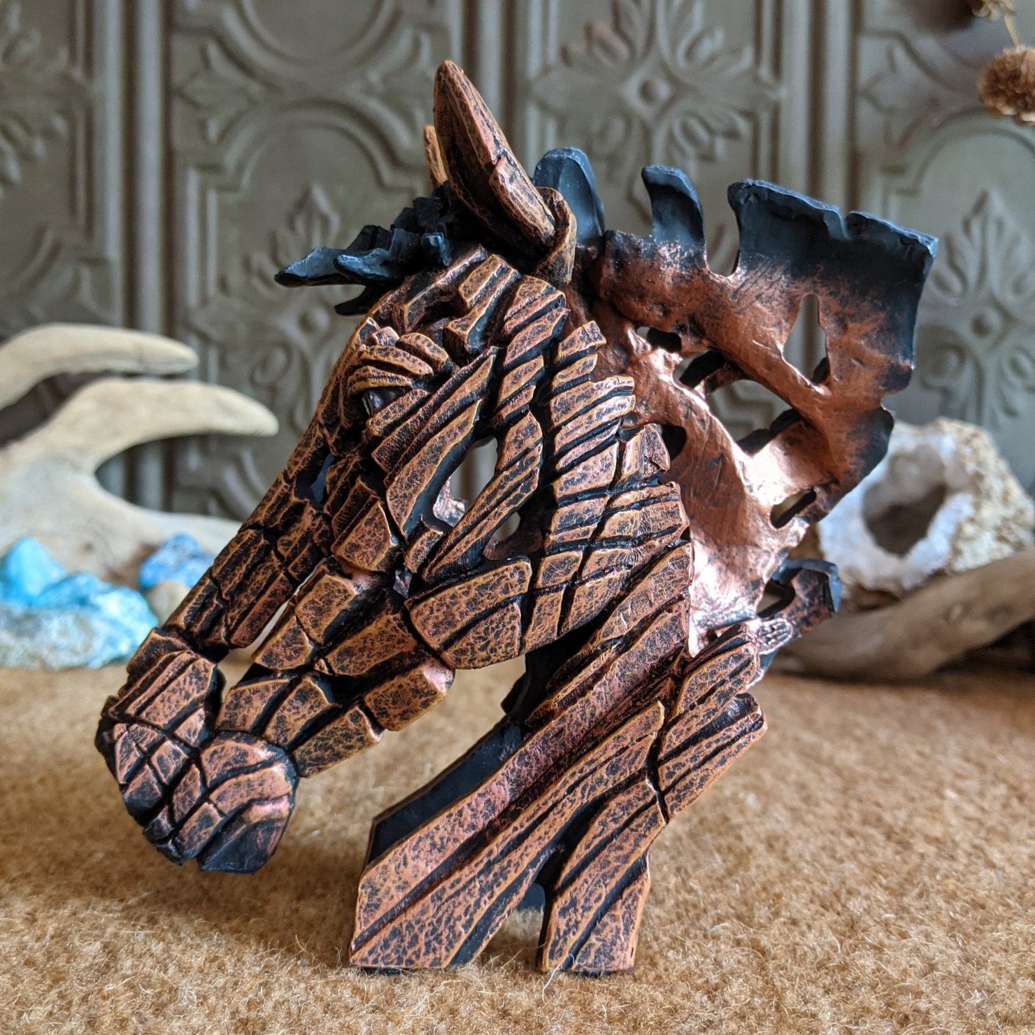 Mini Horse Head Edge Sculpture by Matt Buckley GF-6016224