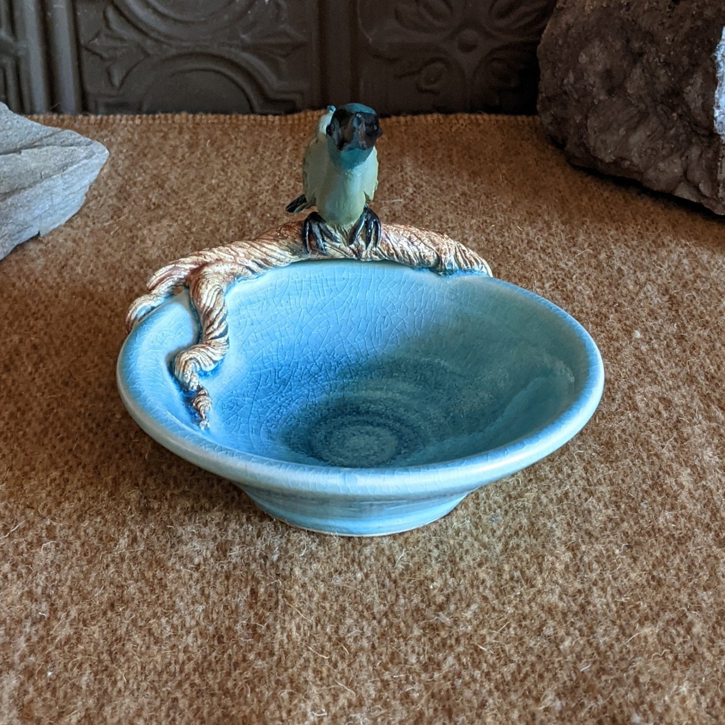 Hummingbird Branch Bowl by Bonnie Belt GF-0200