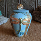 Dragonfly Snail Jar by Bonnie Belt GF-0201