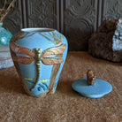 Dragonfly Snail Jar by Bonnie Belt GF-0201