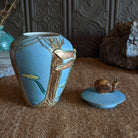 Dragonfly Snail Jar by Bonnie Belt GF-0201
