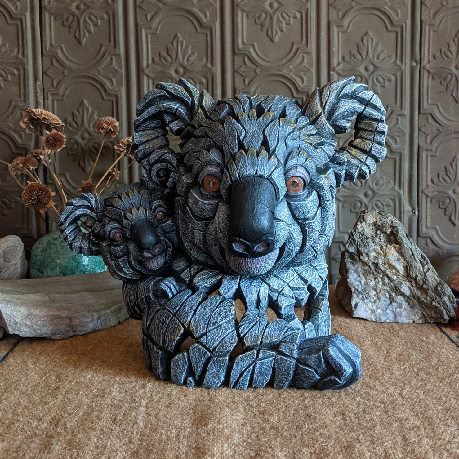 Koala and Joey Bust Edge Sculpture by Matt Buckley GF-6015234