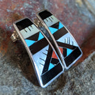 Zuni Inlay Earrings by Leander & Lisa Othole SWSG-ERN-0023