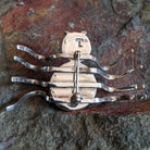 Navajo Made Silver Spider Pin GJ-PIN-0001