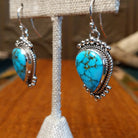 Kingman Turquoise Necklace & Earrings Set by Artie Yellowhorse GJ-JWS-0002