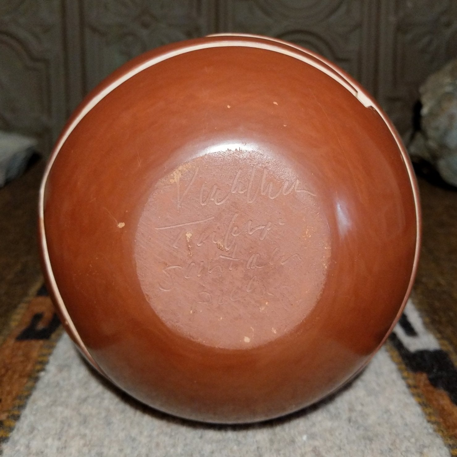 Santa Clara Vase by Victoria Martinez Tafoya SWT-POT-0059