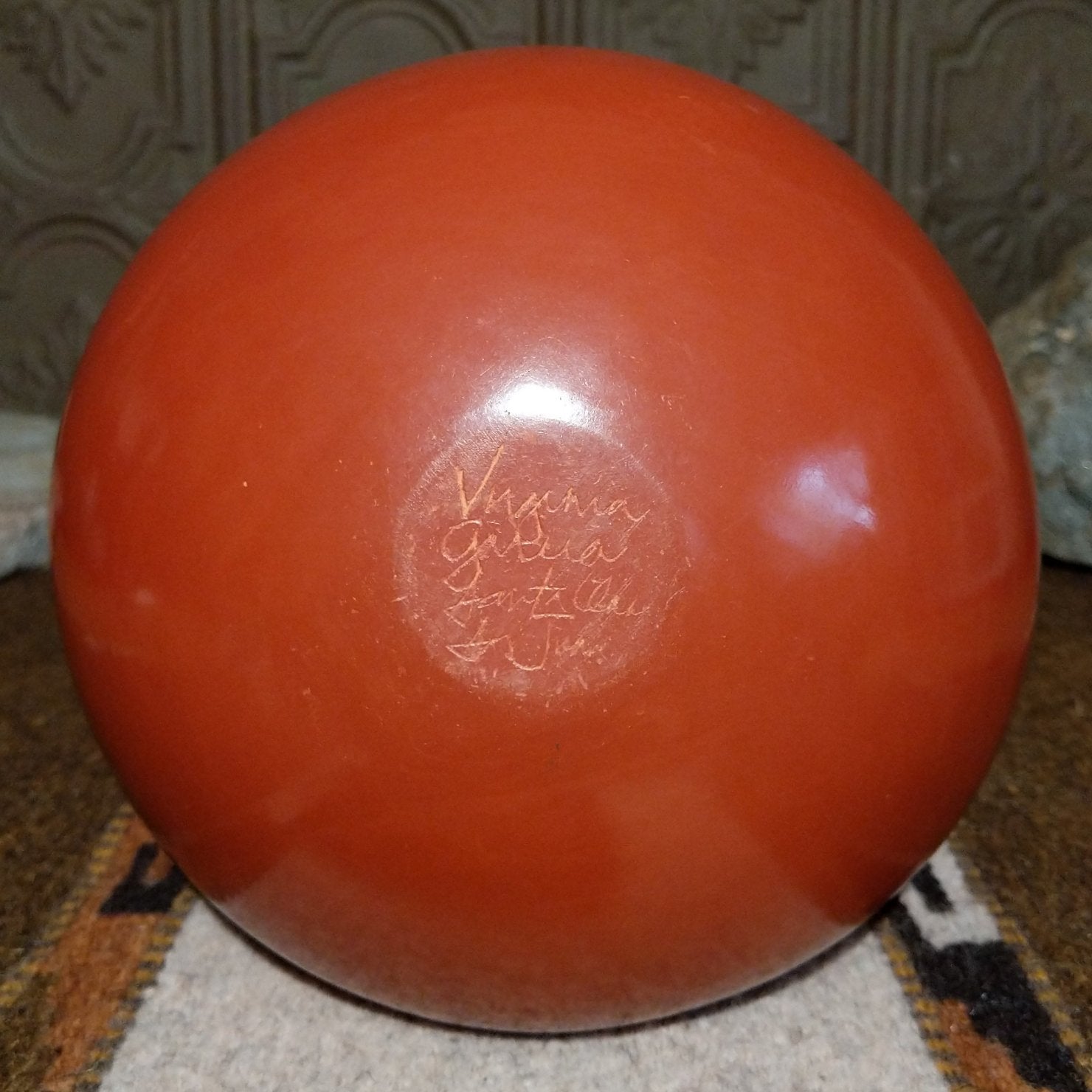 Santa Clara Spherical Vase by Virginia Garcia SWT-POT-0060