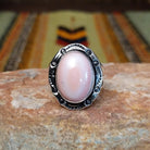 Pink Conch Shell Oval Ring by Terry Wood SWSG-RNG-0045
