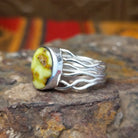 Palomino Variscite Ring by Angela Martin GJ-RNG-0087 Size 7.5