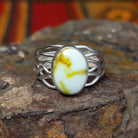 Palomino Variscite Ring by Angela Martin GJ-RNG-0089 Size 8.5