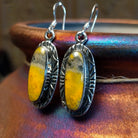 Bumblebee Jasper Capsule Earrings by Terry Wood GJ-ERN-0083
