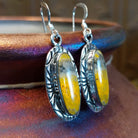 Bumblebee Jasper Capsule Earrings by Terry Wood GJ-ERN-0083