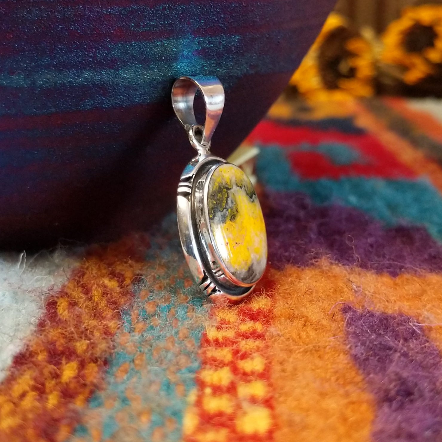 Bumblebee Jasper Pendant by Terry Wood GJ-PND-0087