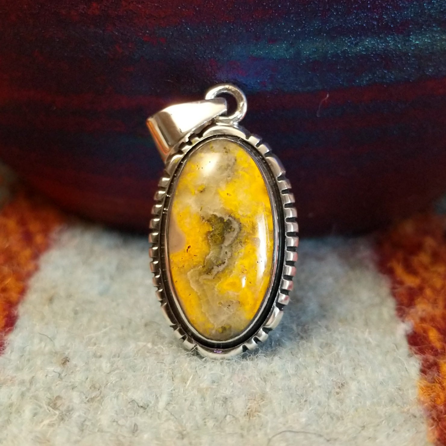 Bumblebee Jasper Pendant by Terry Wood GJ-PND-0091