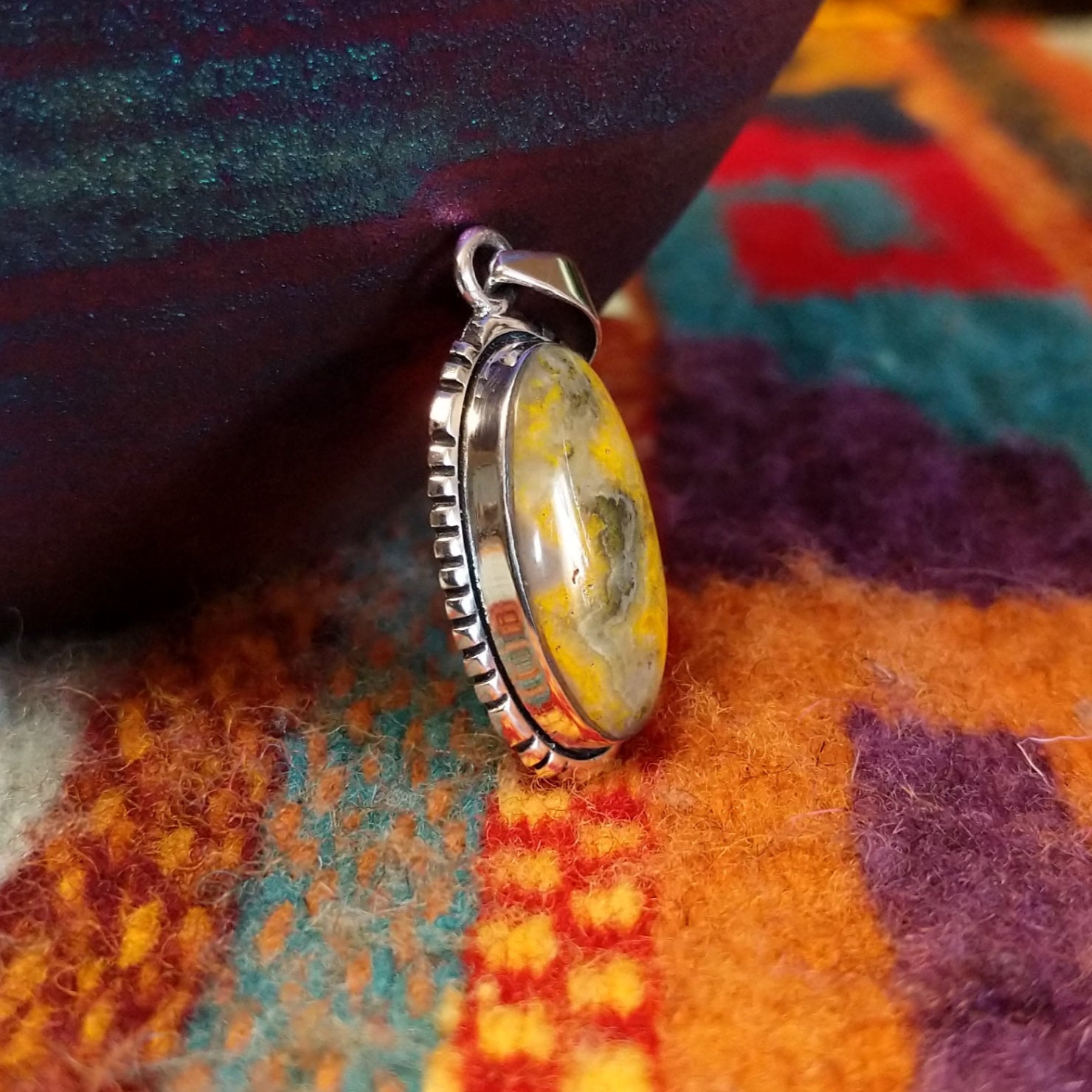 Bumblebee Jasper Pendant by Terry Wood GJ-PND-0091