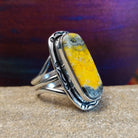 Bumblebee Jasper Ovaloid Ring by Terry Wood GJ-RNG-0107 Size 9.5