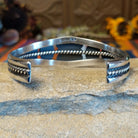 Navajo Made Royston Turquoise Cuff by M.P. SWSG-BRC-0048