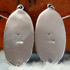 Large Malachite Oval Earrings by Terry Wood SWSG-ERN-0048