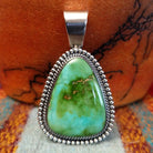 Sonoran Gold Turquoise Pendant by Lowell Draper SWSG-PND-0021