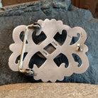 Turquoise Sandcast Buckle by Rose A. Chee SWSG-BKL-0001