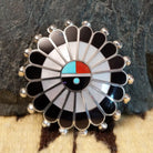 Zuni Sunface Inlay Pin & Pendant SWSG-PND-0002