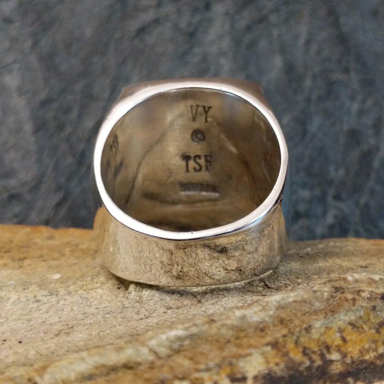 Navajo Multi-Stone Inlay Ring GJ-RNG-0003 Size 12