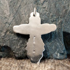 Zuni Turquoise Cross Pendant by Cecilia Iule GJ-PND-0005