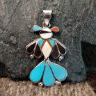 Zuni Thunderbird Inlay Pendant SWSG-PND-0003