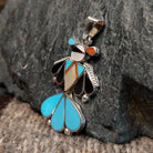 Zuni Thunderbird Inlay Pendant SWSG-PND-0003