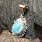 Navajo Made Larimar Pendant GJ-PND-0021