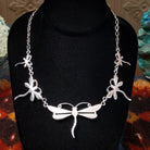 Navajo Made Charoite Dragonfly Necklace & Earrings Set SWSG-JWS-0006