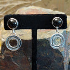 Black Onyx Torus Dangle Earrings by Lowell Draper GJ-ERN-0089