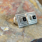 Black Onyx Earrings by Elgin Tom GJ-ERN-0090