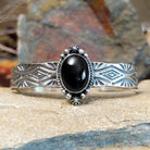 Black Onyx Cuff by Michael Thompson SWSG-BRC-0049