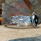 Black Onyx Cuff by Michael Thompson SWSG-BRC-0049