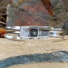 Navajo Made Black Onyx Quintet Cuff SWSG-BRC-0050
