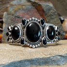 Black Onyx Cuff by Murphy Platero SWSG-BRC-0052