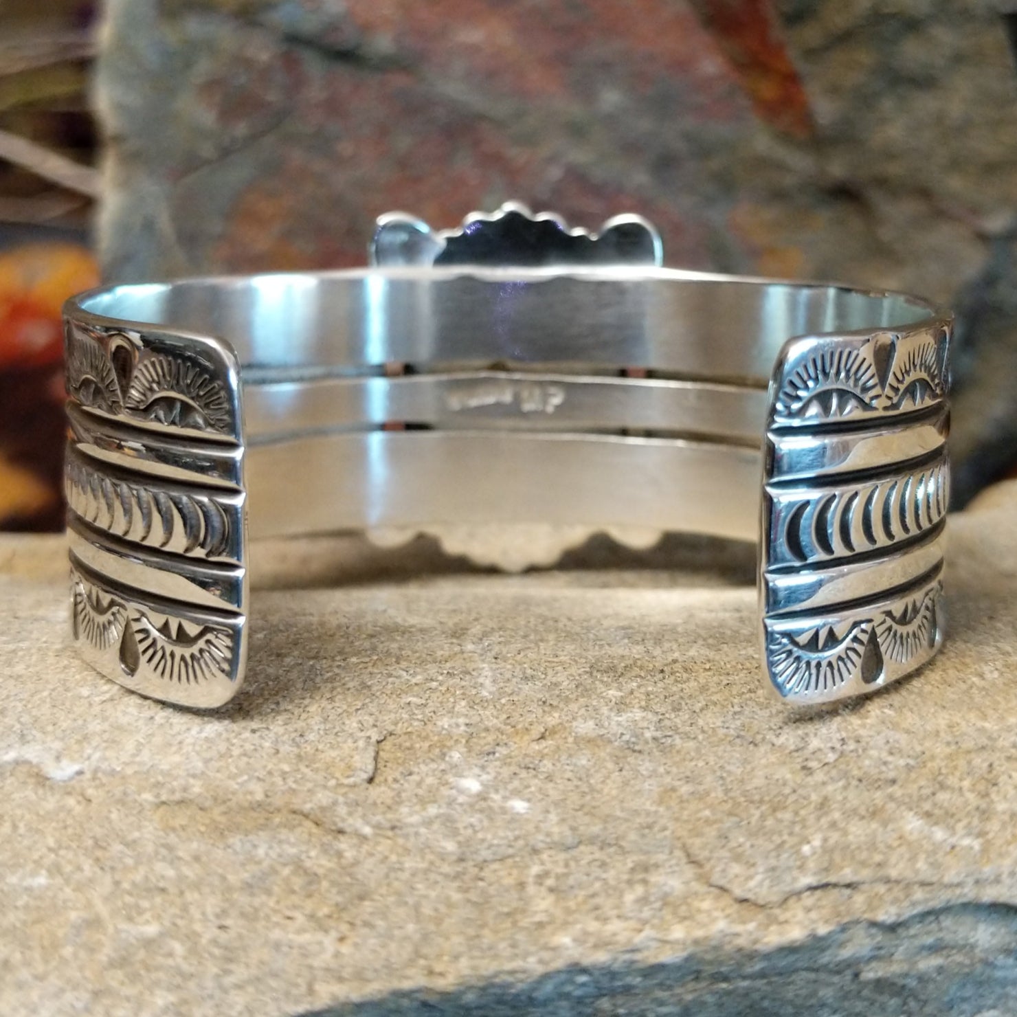 Black Onyx Cuff by Murphy Platero SWSG-BRC-0052