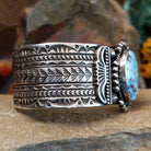 Golden Hills Turquoise Cuff by Michael & Rosita Calladitto SWSG-BRC-0057