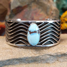 Golden Hills Turquoise Cuff by Francis Jones GJ-BRC-0115