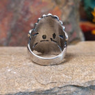 Goldens Hills Turquoise Ring by Raymond Coriz GJ-RNG-0115 Size 6.5
