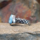 Golden Hills Turquoise Ring by Raymond Coriz GJ-RNG-0117 Size 7
