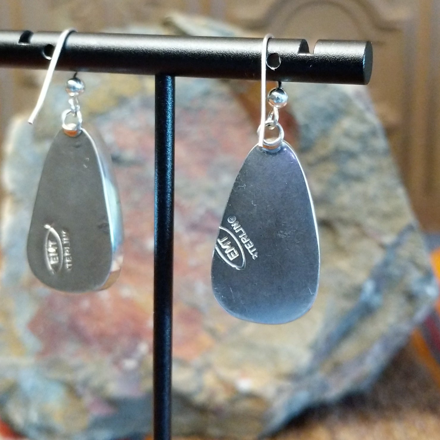 Artisan and Sterling Silver stamp on back.