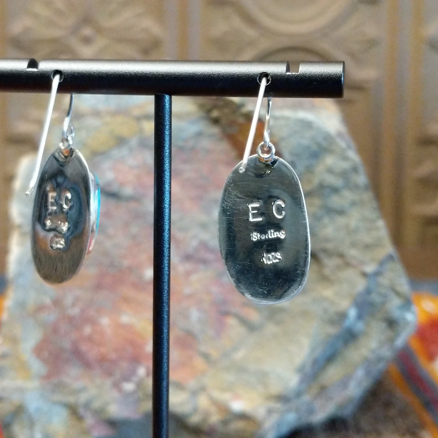 Artisan and Sterling Silver stamp on back.