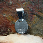 Artisan and Sterling Silver stamp on back.