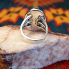 Artisan and Sterling stamp on underside of ring.