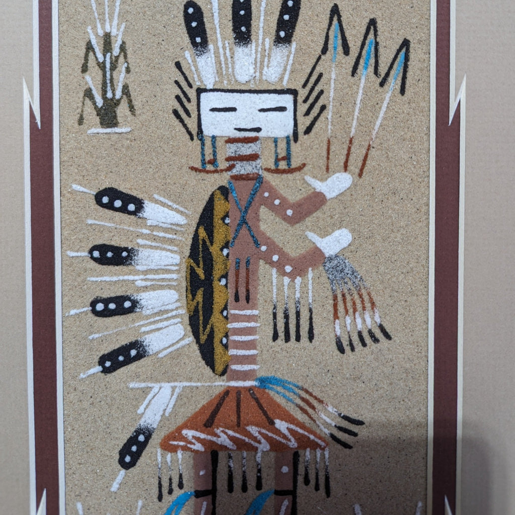Navajo Sand Painting by Marlene Doby MZ-0016