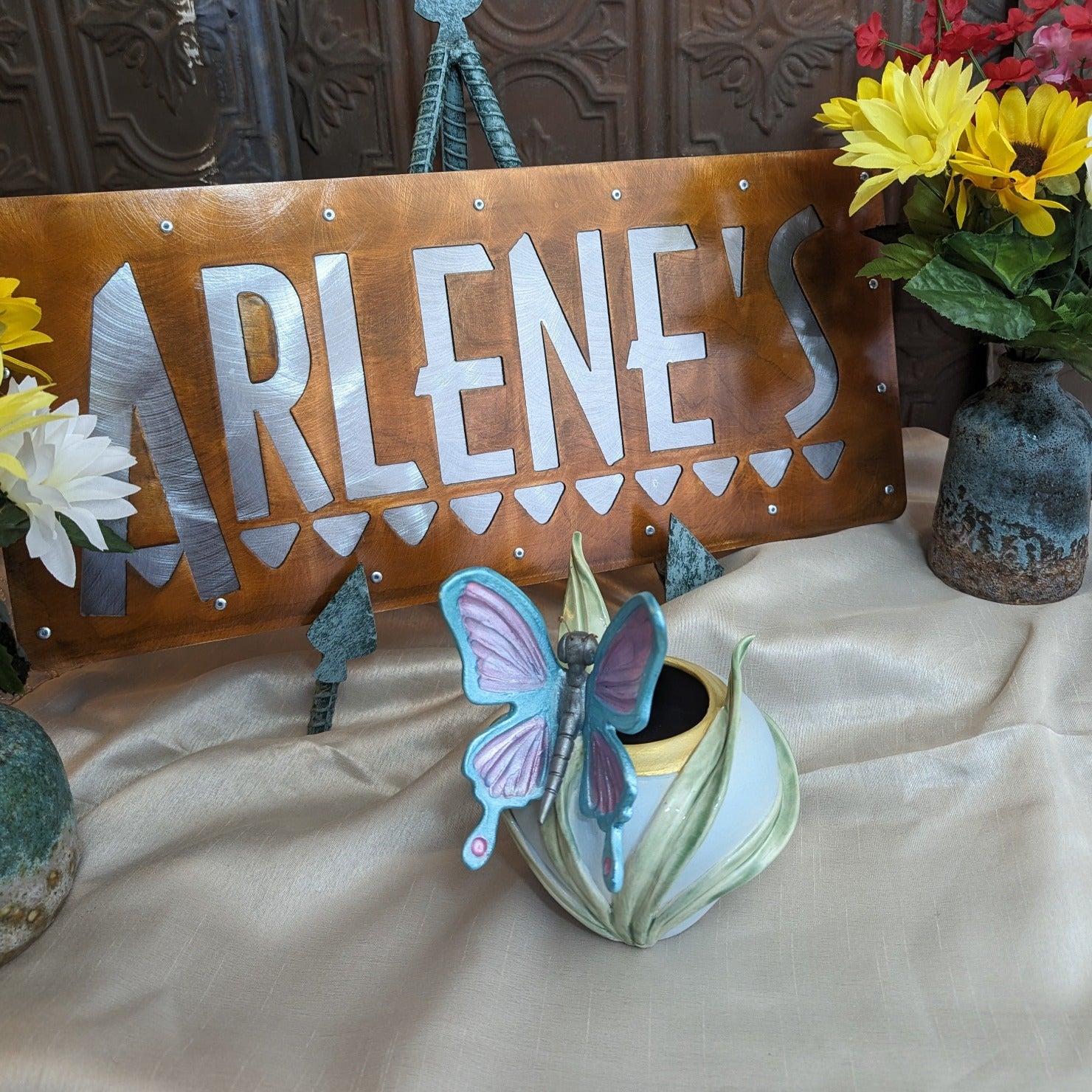 Butterfly Vase by Bonnie Belt GF-0110