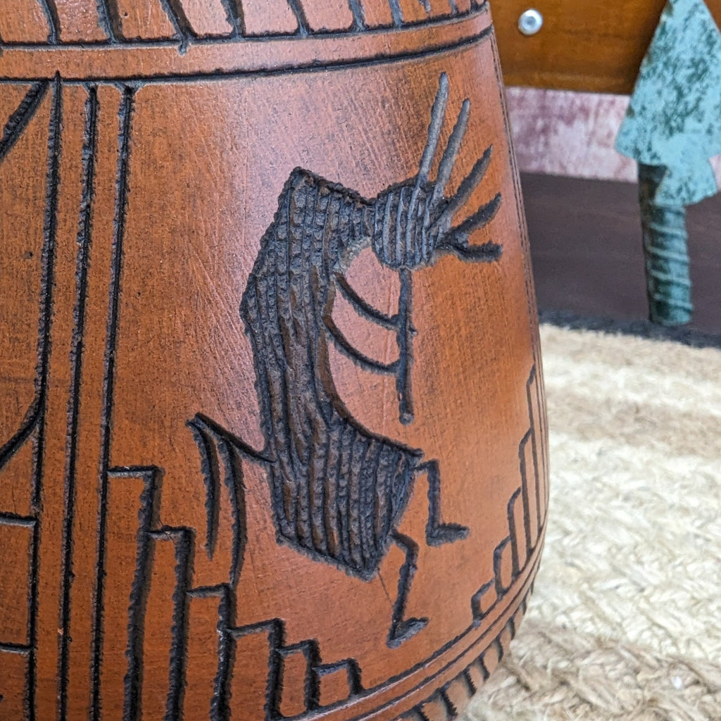 Navajo Made Kokopelli Vase SWT-0139