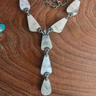 Navajo Made Spiny Oyster Necklace & Earrings Set Set by Augustine Largo GJ-JWS-0013